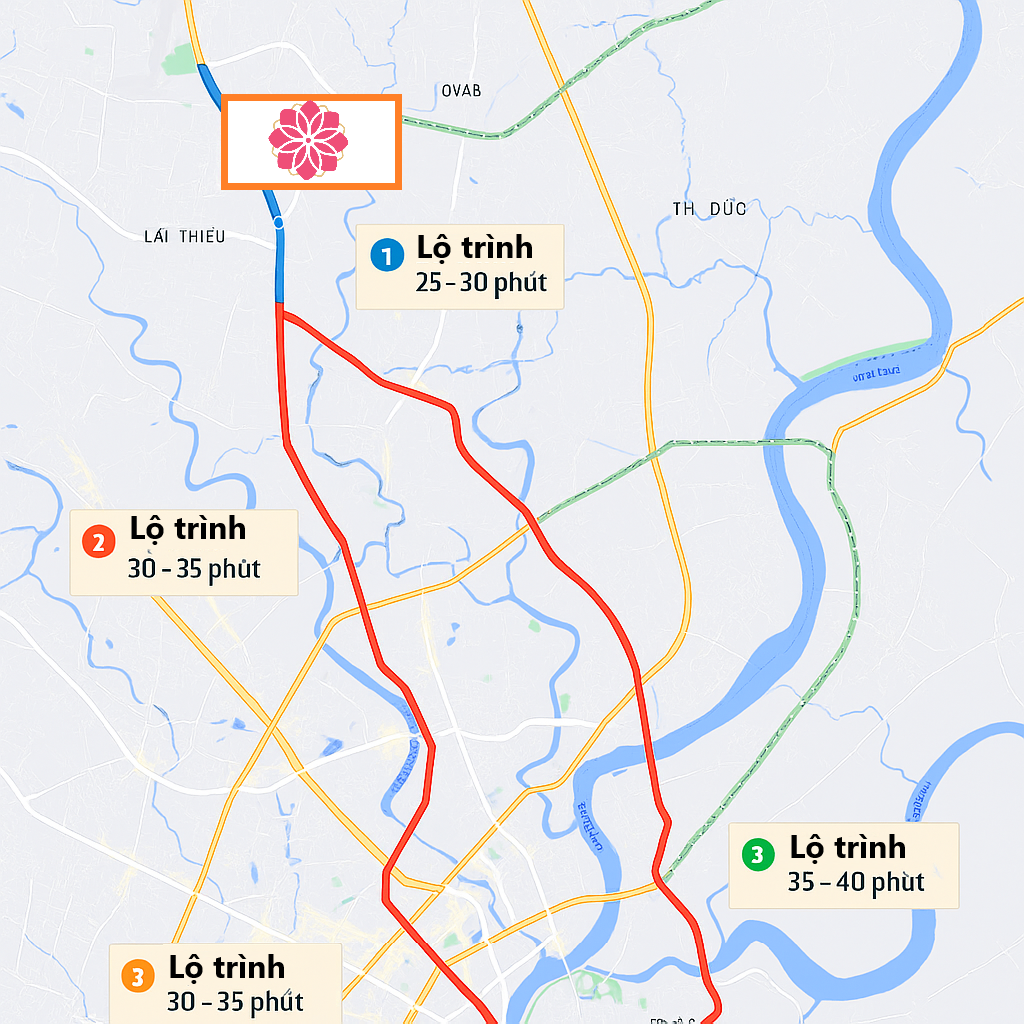 Lộ Trình Di Chuyển Về Setia Gardens Residences Hcm